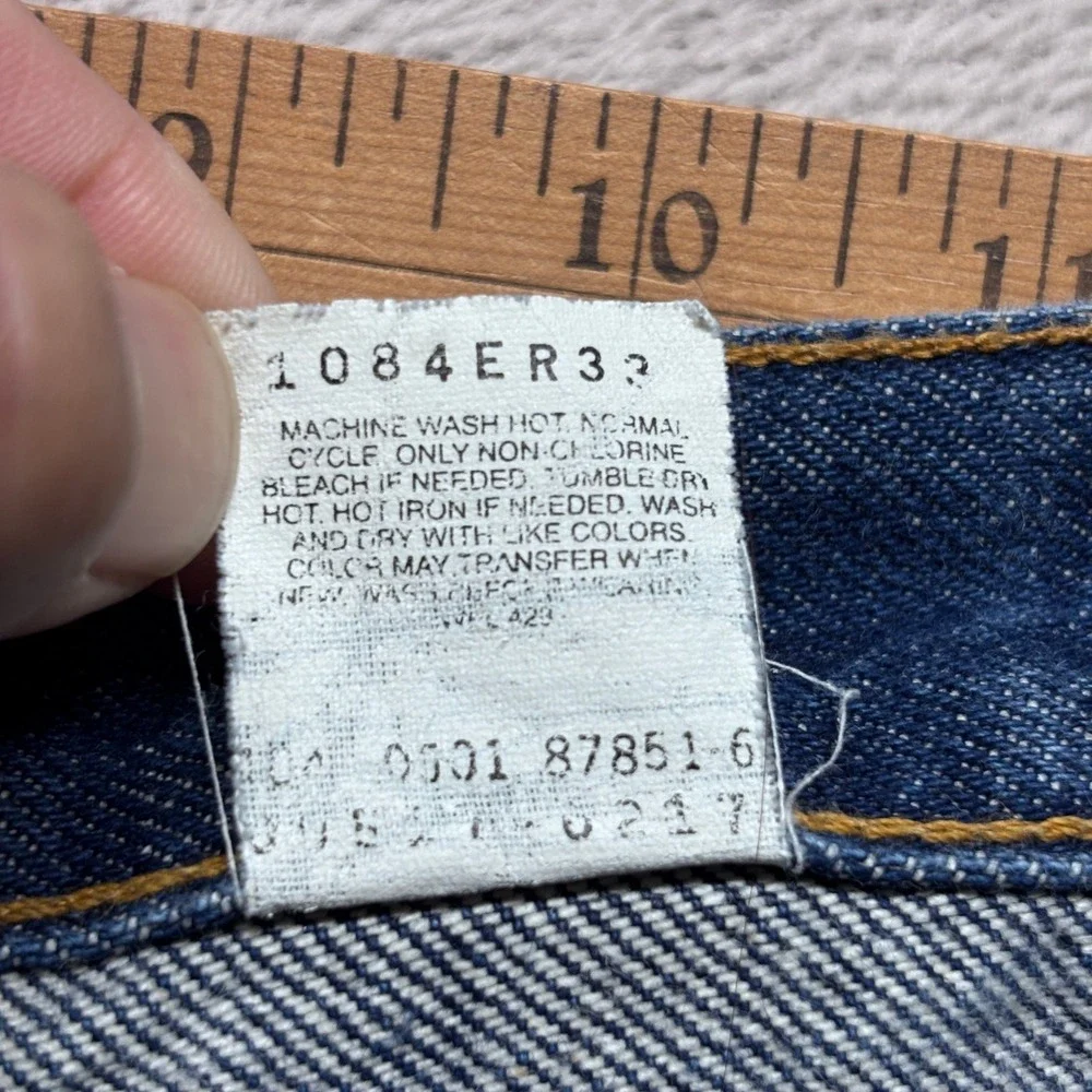 VTG Levi's 517 Jeans Mens 31x34 (Fits 30x33) Boot Cut Blue Denim Y2K